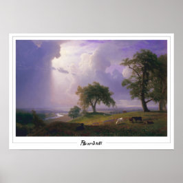 Poster Pôster de Arte Albert Bierstadt Zedign #99