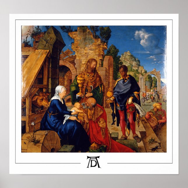 Poster Pôster de Arte Albrecht Dürer Zedign #3 (Frente)