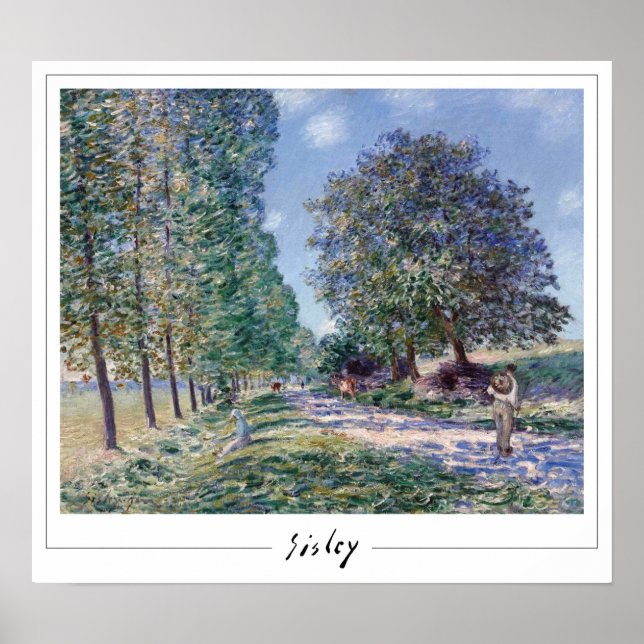 Poster Pôster de Arte Alfred Sisley Zedign #152 (Frente)