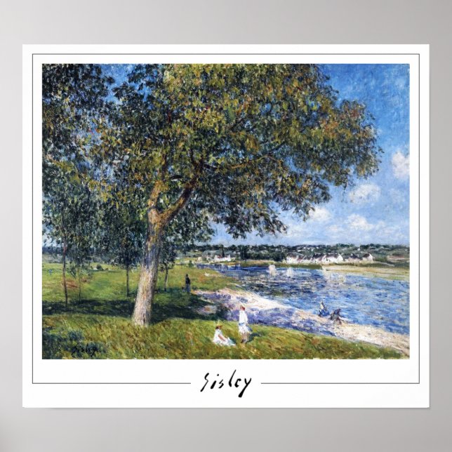 Poster Pôster de Arte Alfred Sisley Zedign #207 (Frente)