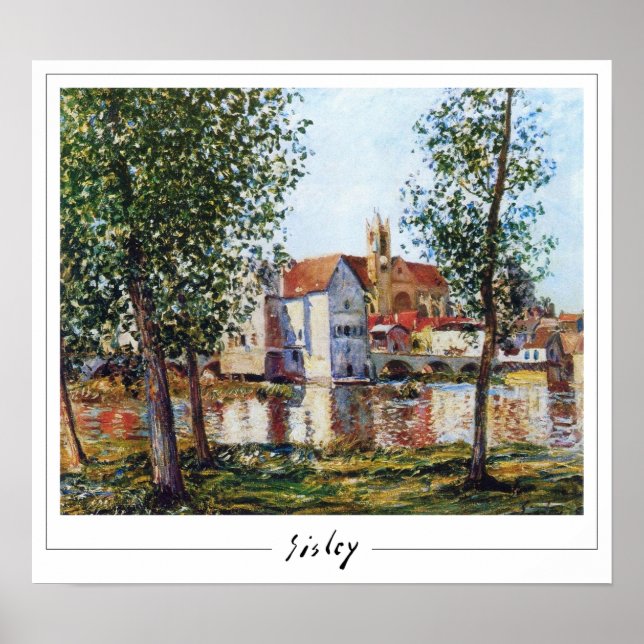 Poster Pôster de Arte Alfred Sisley Zedign #579 (Frente)