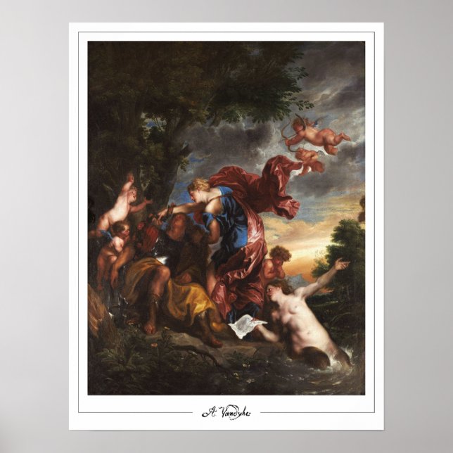 Poster Pôster de Arte Anthony van Dyck Zedign #100 (Frente)