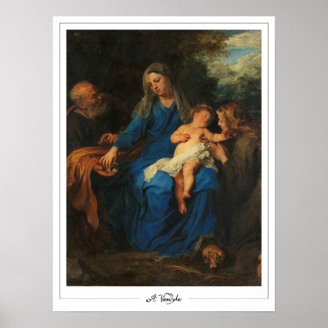 Poster Pôster de Arte Anthony van Dyck Zedign #116 (Frente)