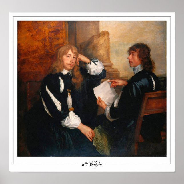 Poster Pôster de Arte Anthony van Dyck Zedign #120 (Frente)