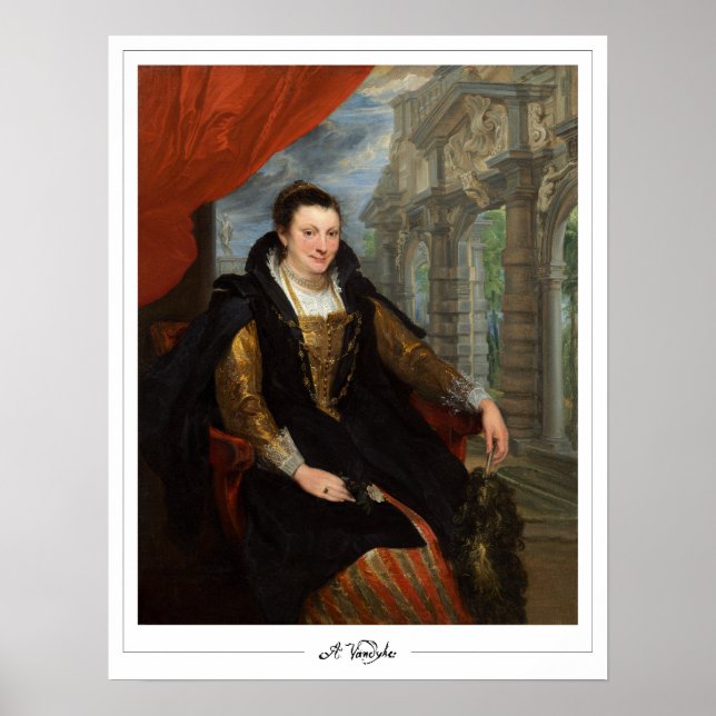 Poster Pôster de Arte Anthony van Dyck Zedign #169 (Frente)
