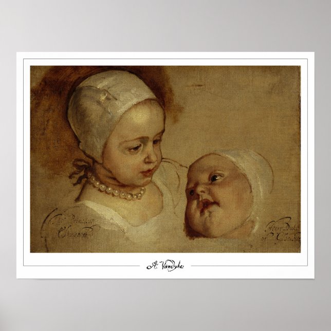 Poster Pôster de Arte Anthony van Dyck Zedign #36 (Frente)