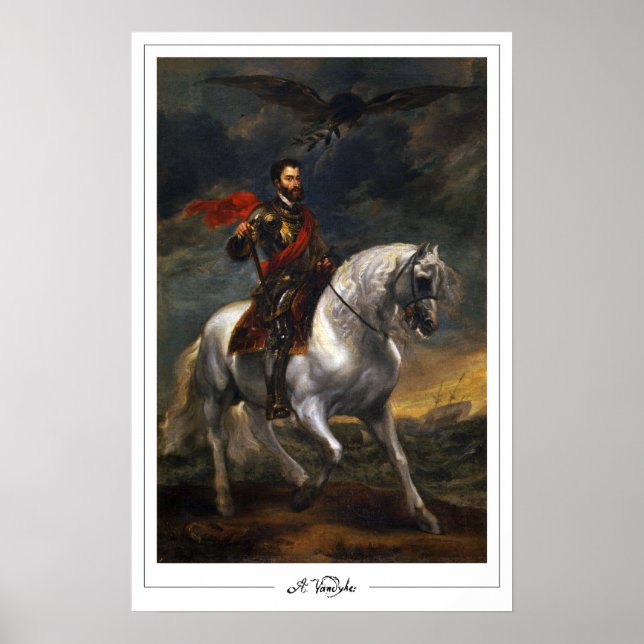 Poster Pôster de Arte Anthony van Dyck Zedign #49 (Frente)