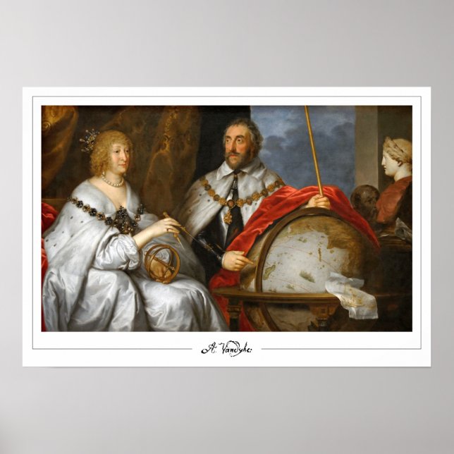 Poster Pôster de Arte Anthony van Dyck Zedign #583 (Frente)