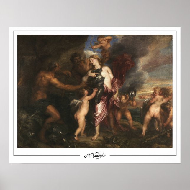 Poster Pôster de Arte Anthony van Dyck Zedign #615 (Frente)