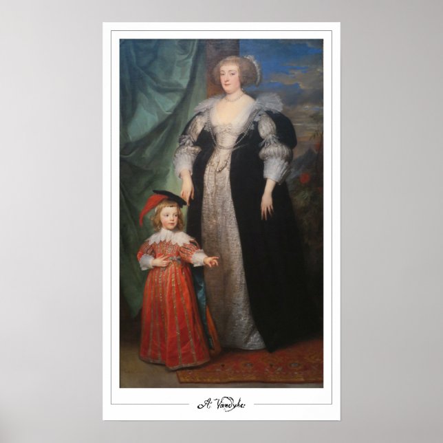 Poster Pôster de Arte Anthony van Dyck Zedign #627 (Frente)