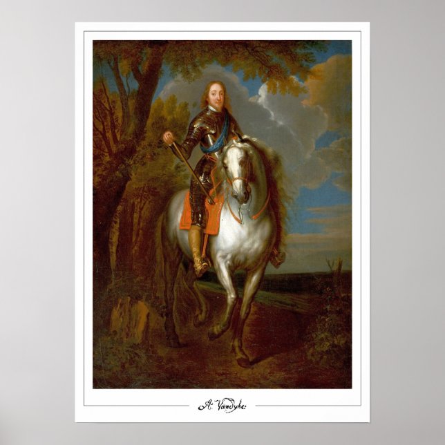 Poster Pôster de arte Anthony van Dyck Zedign #724 (Frente)