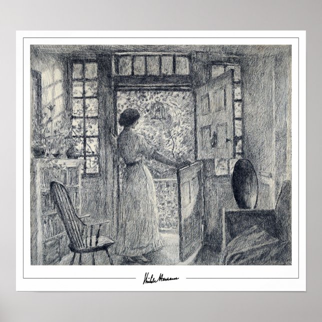 Poster Pôster de Arte Childe Hassam Zedign #139 (Frente)
