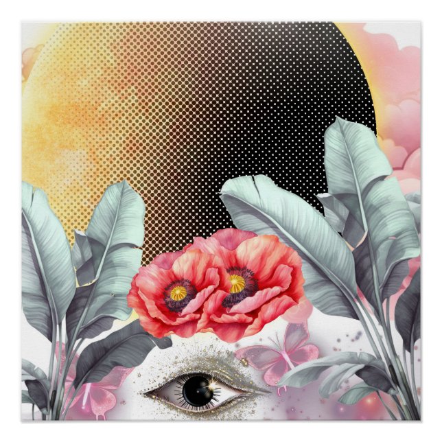 Póster Poster de Arte da Parede da Seda (Frente)