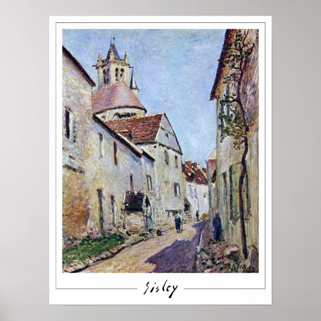 Poster Pôster de arte de Alfred Sisley Zedign #476 (Frente)