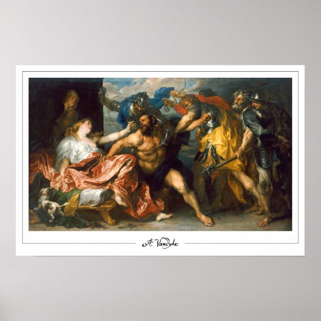 Poster Pôster de arte de Anthony van Dyck Zedign #24 (Frente)