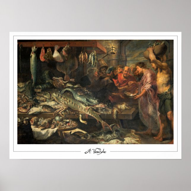Poster Pôster de arte de Anthony van Dyck Zedign #346 (Frente)