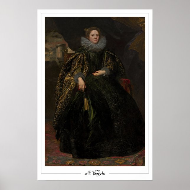 Poster Pôster de arte de Anthony van Dyck Zedign #474 (Frente)