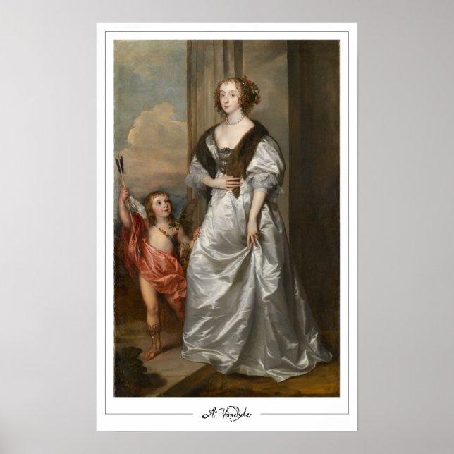 Poster Pôster de arte de Anthony van Dyck Zedign #582 (Frente)