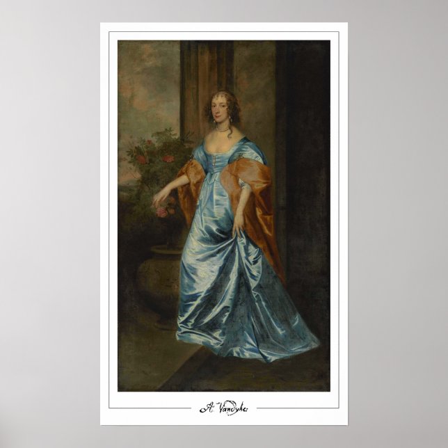 Poster Pôster de arte de Anthony van Dyck Zedign #646 (Frente)