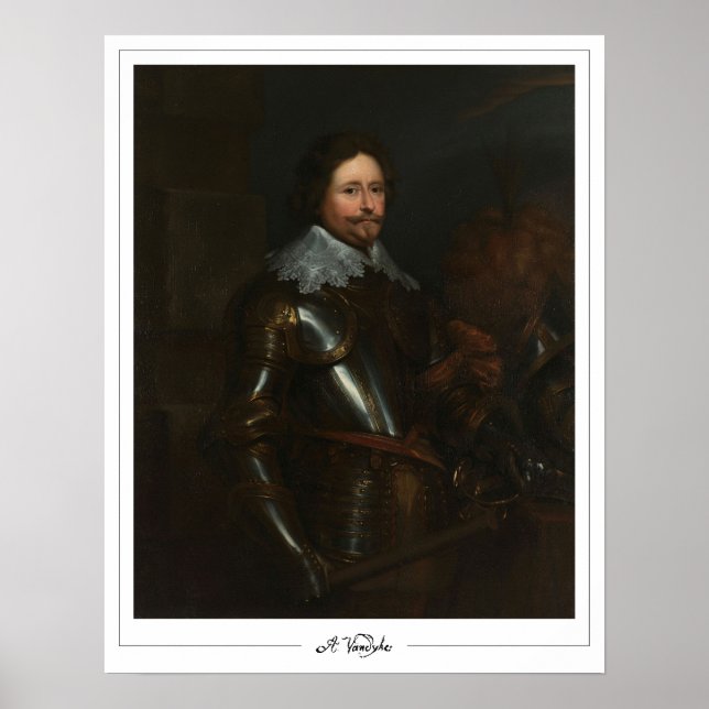 Poster Pôster de arte de Anthony van Dyck Zedign #798 (Frente)