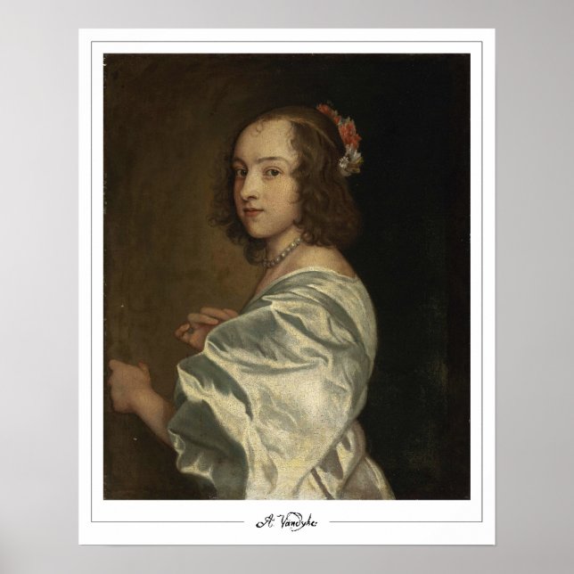 Poster Pôster de arte de Anthony van Dyck Zedign #834 (Frente)
