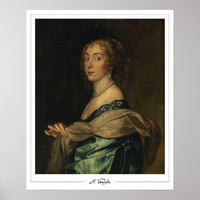 Poster Pôster de arte de Anthony van Dyck Zedign #847 (Frente)
