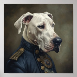 Poster Pôster de Arte de Cachorro Oficial da Raça Great D