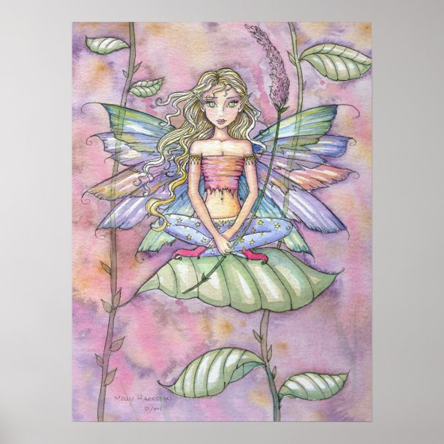 Poster Pôster de Arte de Flor de Jardim da Fada (Frente)