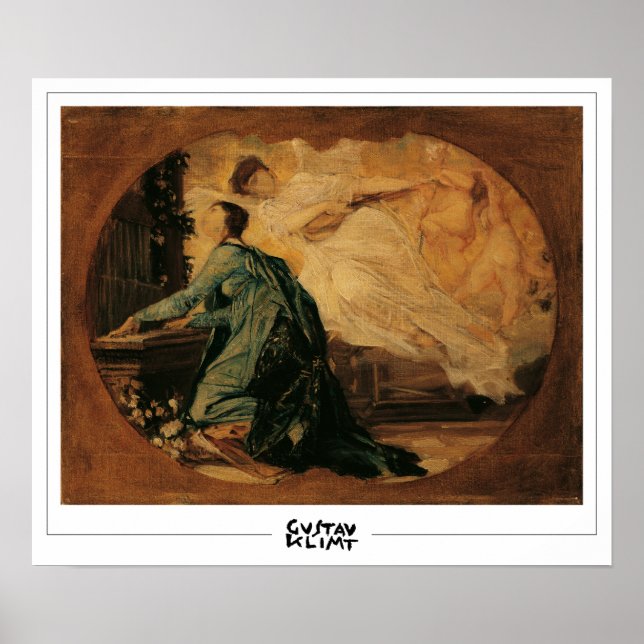 Poster Pôster de Arte de Gustav Klimt Zedign #11 (Frente)