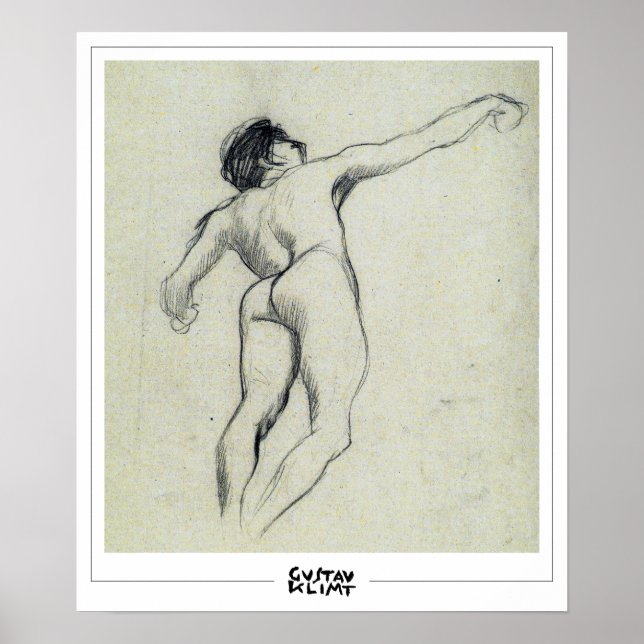 Poster Pôster de Arte de Gustav Klimt Zedign #153 (Frente)