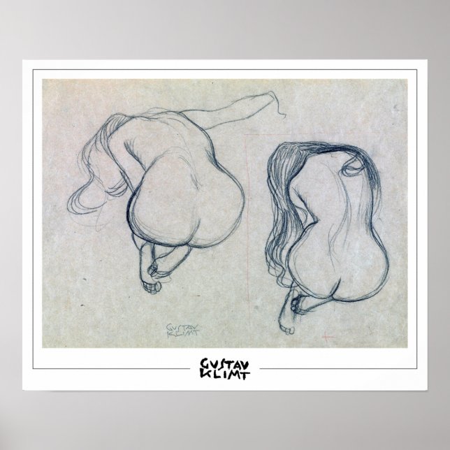 Poster Pôster de Arte de Gustav Klimt Zedign #209 (Frente)