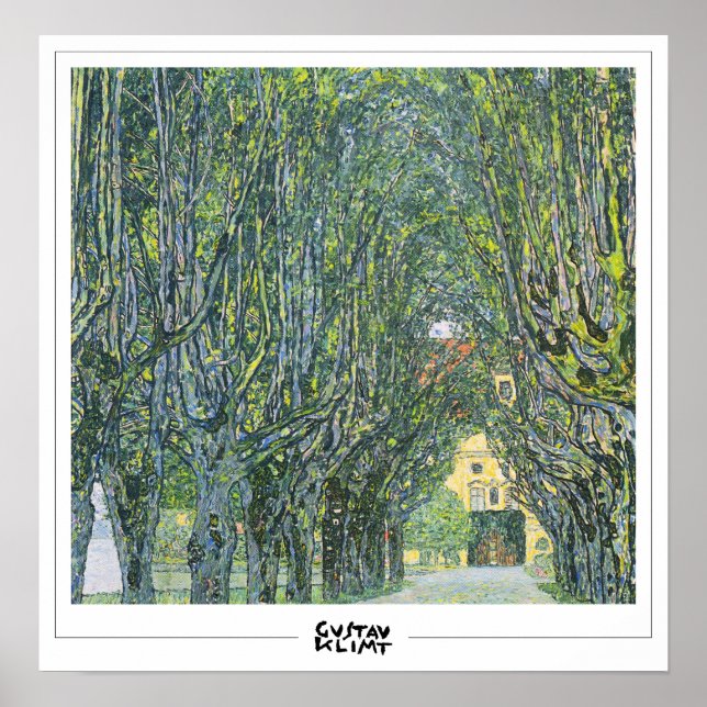 Poster Pôster de Arte de Gustav Klimt Zedign #21 (Frente)