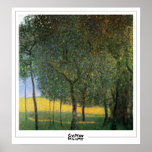 Poster Pôster de Arte de Gustav Klimt Zedign #244 (Frente)