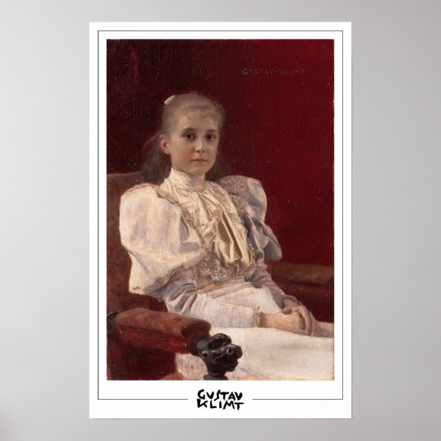 Poster Pôster de Arte de Gustav Klimt Zedign #521 (Frente)