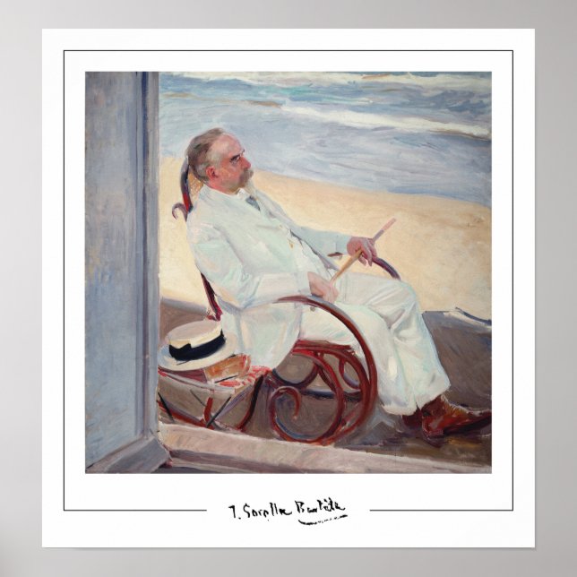 Poster Pôster de arte de Joaquín Sorolla Zedign #375 (Frente)