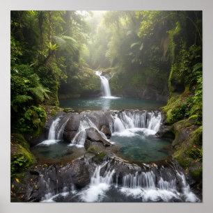 Poster Pôster de Arte de Parede da Cachoeira de Gembleng