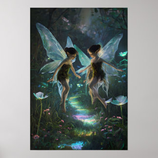 Poster Pôster de Arte de Parede da Fada Mágica