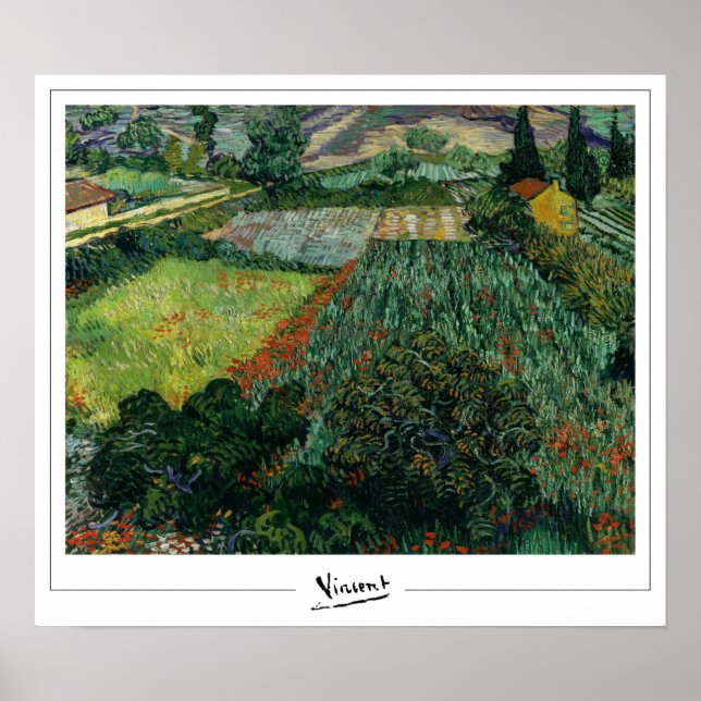 Poster Pôster de arte de Vincent Van Gogh Zedign #55-2 (Frente)