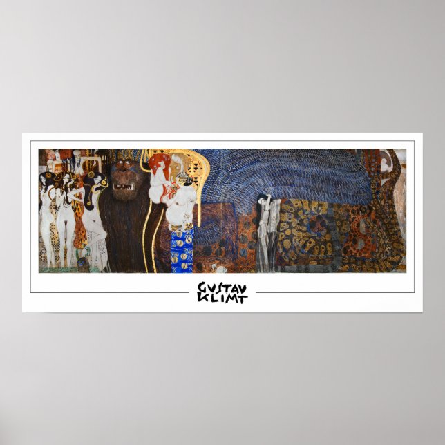 Poster Pôster de Arte de Zedign de Gustav Klimt #361 (Frente)