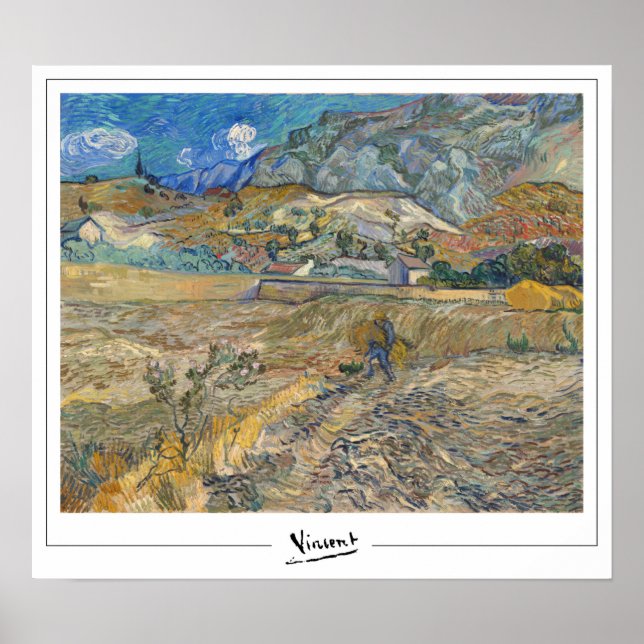Poster Pôster de Arte de Zedign de Vincent Van Gogh #26 (Frente)