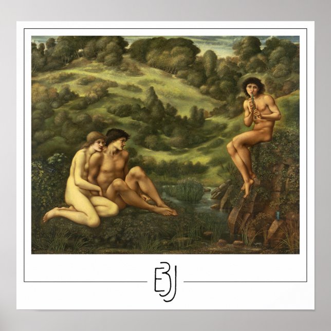 Poster Pôster de Arte Edward Burne-Jones Zedign #2 (Frente)