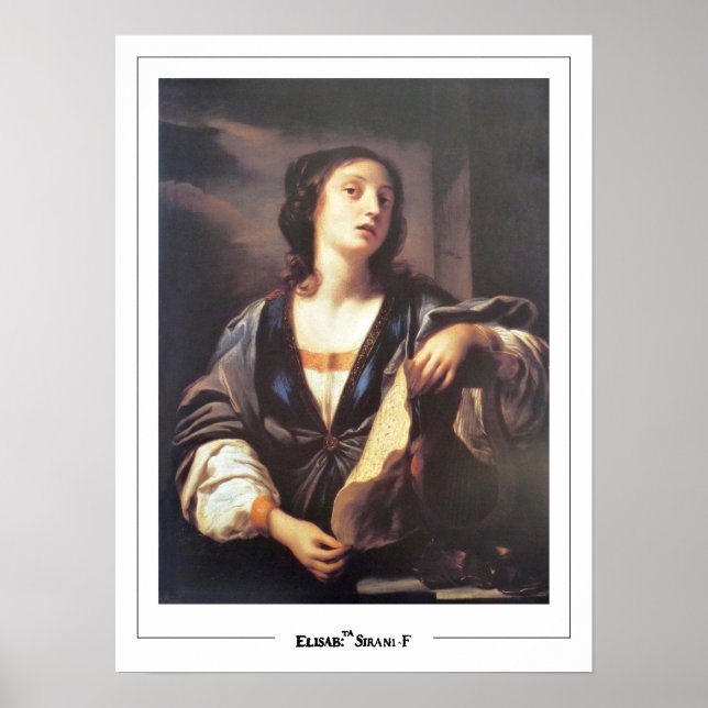 Poster Pôster de Arte Elisabetta Sirani Zedign #6 (Frente)