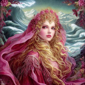 Poster Pôster de Arte Fantasia Rainha Deusa