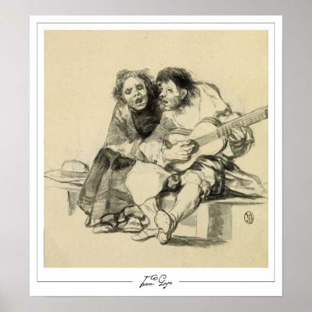 Poster Pôster de Arte Francisco Goya Zedign #516 (Frente)