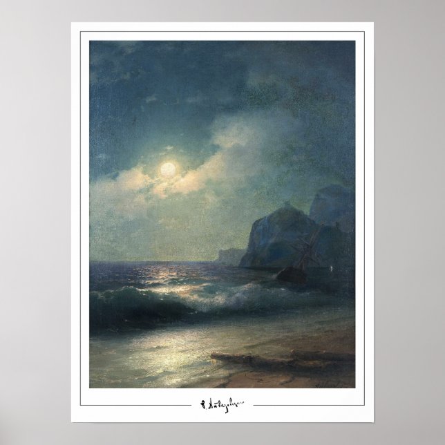 Poster Pôster de Arte Ivan Aivazovsky Zedign #204 (Frente)