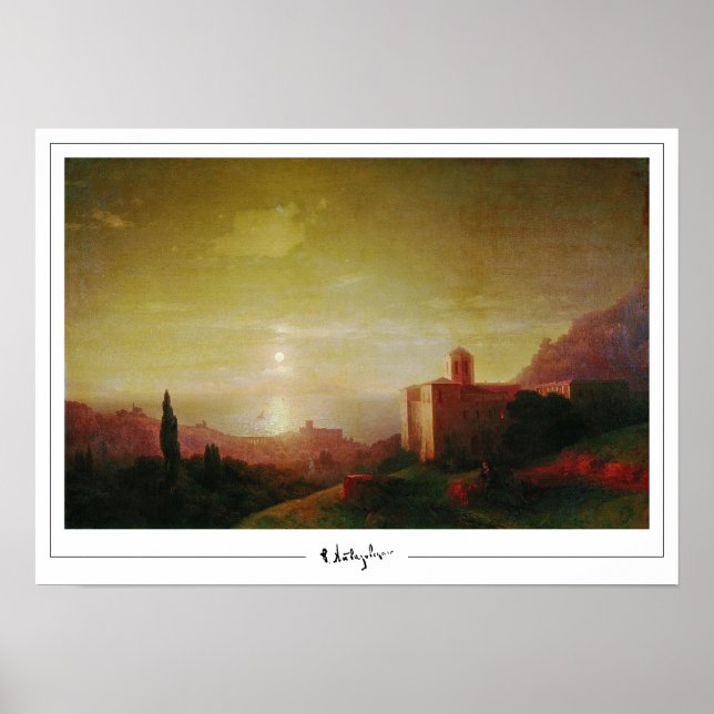 Poster Pôster de arte Ivan Aivazovsky Zedign #309 (Frente)