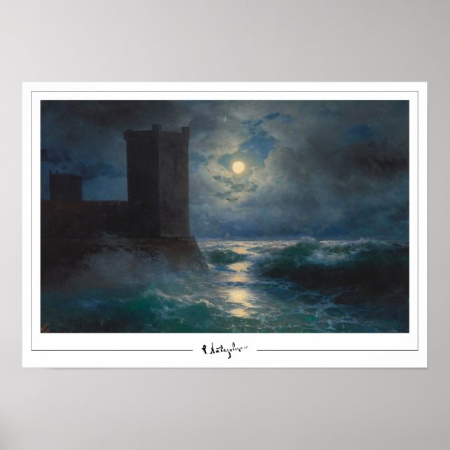 Poster Pôster de arte Ivan Aivazovsky Zedign #473 (Frente)
