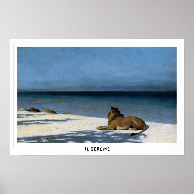 Poster Pôster de arte Jean-Léon Gérôme Zedign #138 (Frente)