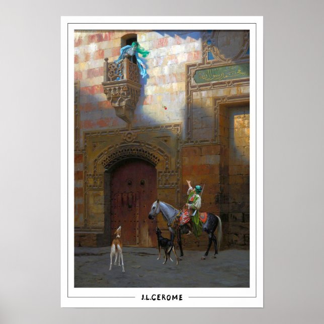 Poster Pôster de arte Jean-Léon Gérôme Zedign #186 (Frente)
