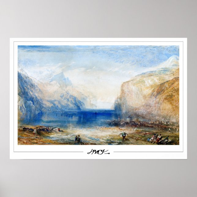 Poster Pôster de Arte JMW Turner Zedign #12-2 (Frente)